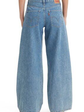 LEVI'S Women's 94 Baggy Wide Leg Jean, Size 28 in Take Chances